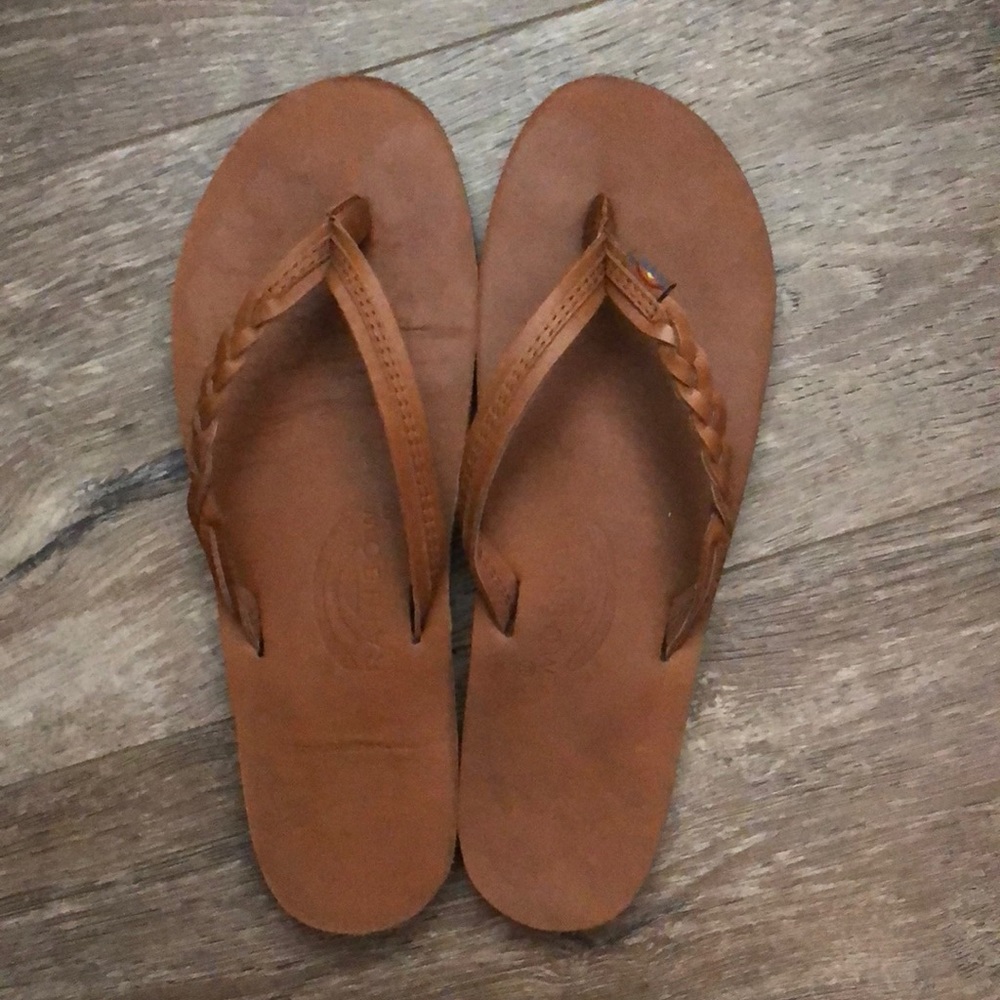 Tan rainbow sandals